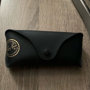Black Original Ray Bans Sun Glasses Case!